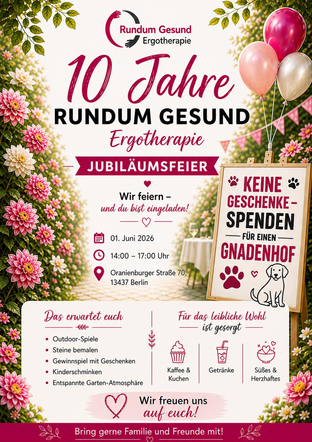 Jubiläumsfeier Einladung